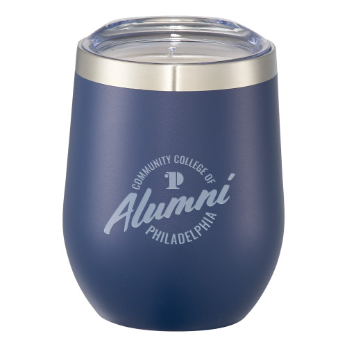  Corzo Vacuum Insulated Navy Cup 12oz - CCP Alumni BadgeEngraved