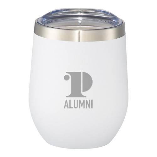  Corzo Vacuum Insulated White Cup 12oz - CCP Alumni PEngraved