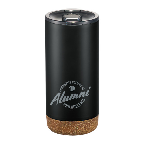  Valhalla Vacuum Insulated Black Tumbler 16oz - CCP Alumni BadgeEngraved