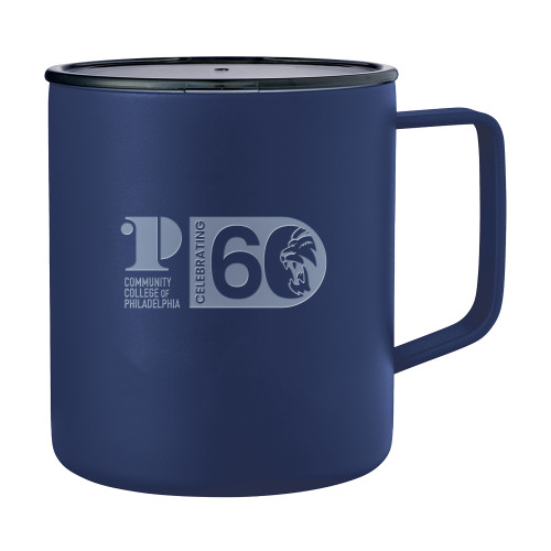  Rover Camp Vacuum Insulated Navy Mug 14oz - CCP Celebrating 60 Years Engraved
