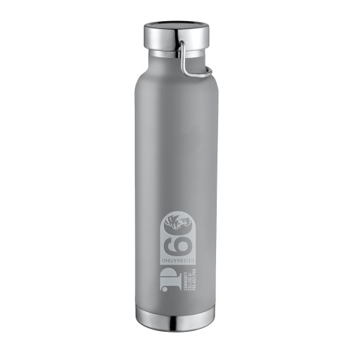  Thor Copper Vacuum Insulated Grey Bottle 22oz - CCP Celebrating 60 Years Engraved