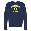 Thumbnail image for  Bella + Canvas Navy Fleece Crew
