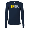 Thumbnail image for  Bella + Canvas Navy Jersey Cotton Long Sleeve T Shirt