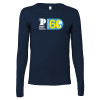Thumbnail image for  Bella + Canvas Navy Jersey Cotton Long Sleeve T Shirt