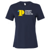 Thumbnail image for  Bella + Canvas Womens Navy Relaxed Cotton T Shirt