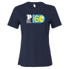 Thumbnail image for  Bella + Canvas Womens Navy Relaxed Cotton T Shirt