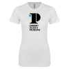 Thumbnail image for  Next Level Womens White Boyfriend Tee