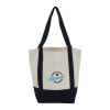 Thumbnail image for  Mini Black Recycled 8oz Cotton Canvas Tote
