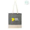Thumbnail image for  Split Recycled Black Cotton Twill Convention Tote