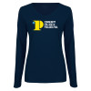 Thumbnail image for  Womens Navy Long Sleeve V Neck Tee 