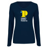Thumbnail image for  Womens Navy Long Sleeve V Neck Tee 