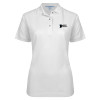 Thumbnail image for  Womens Silk Touch White Pique Polo