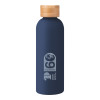 Thumbnail image for  Blair Navy Stainless Steel Bottle w/ Bamboo Lid 17 oz