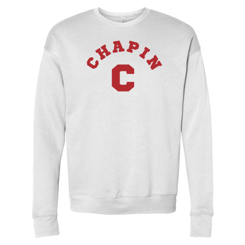  Bella + Canvas White Fleece Crew - Chapin C