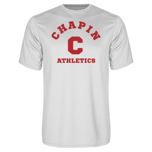  White Performance Tee - Chapin Athletics