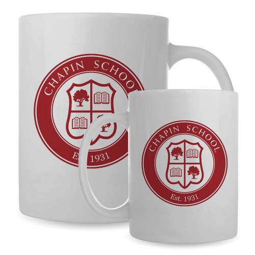  Full Color White Mug 15oz - Chapin School Seal