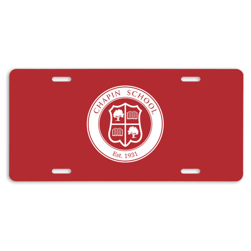  License Plate - Chapin School Seal