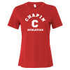 Thumbnail image for  Bella + Canvas Womens Red Relaxed Cotton T Shirt