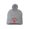 Thumbnail image for  Sportsman Heather Grey Pom Pom Cuffed Beanie