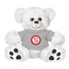 Thumbnail image for  Plush Big Paw 8 1/2 inch White Bear w/Grey Shirt