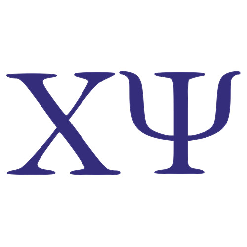  Medium Decal - Chi Psi Greek Letters