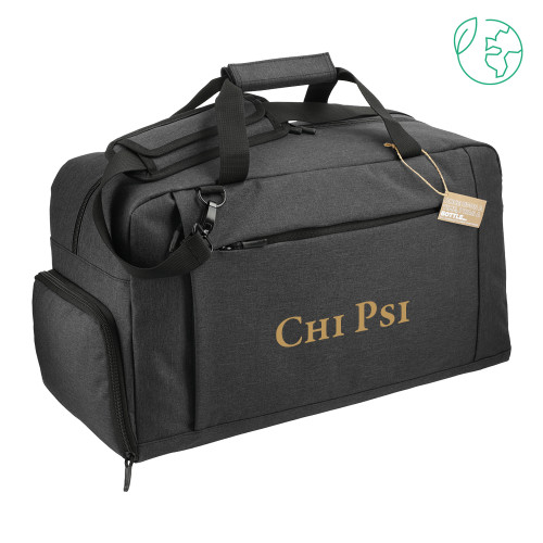  Aft Recycled PET 21 Inch Charcoal Duffel - Chi Psi