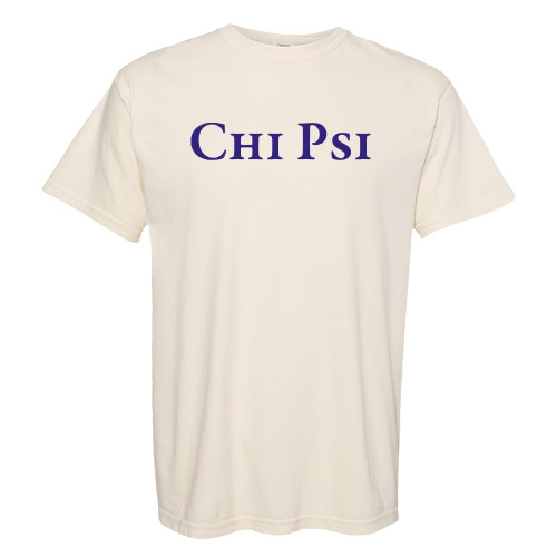  Comfort Colors Ivory T Shirt - Chi Psi
