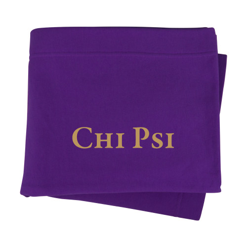  Purple Sweatshirt Blanket - Chi Psi
