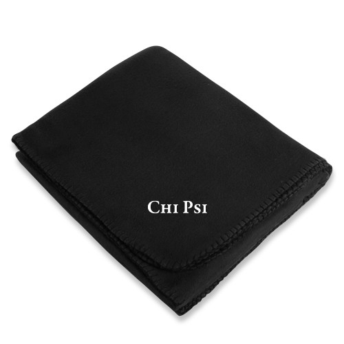  Black Arctic Fleece Blanket - Chi Psi