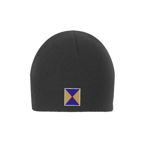 Charcoal Knit Beanie - Chi Psi Hourglass