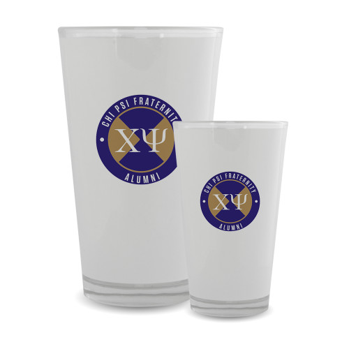 Full Color Glass 17oz - Chi Psi Alumni
