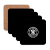 Thumbnail image for  Hardboard Coaster w/Cork Backing 4/set