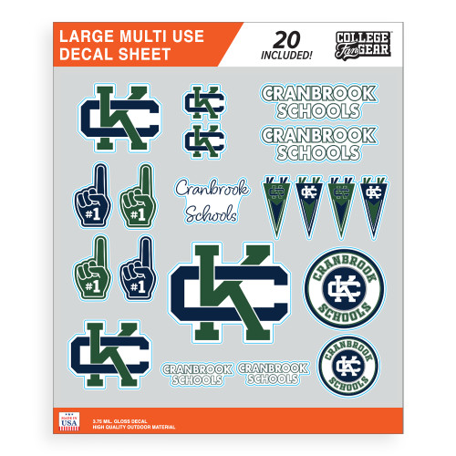  Large Multi Use Decal Sheet - Large Sticker Sheet