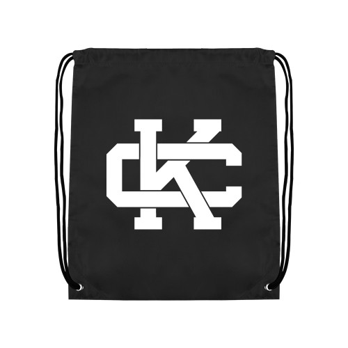 Black Drawstring Backpack - Spirit Mark