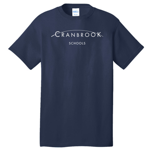  Extended Navy T Shirt - Cranbrook Schools Signature