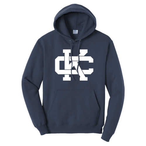  Tall Navy Fleece Hoodie - Primary Logo CK