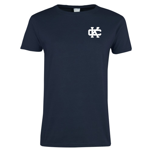  Womens Short Sleeve Navy Tee - Spirit Mark