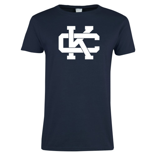  Womens Short Sleeve Navy Tee - Spirit Mark