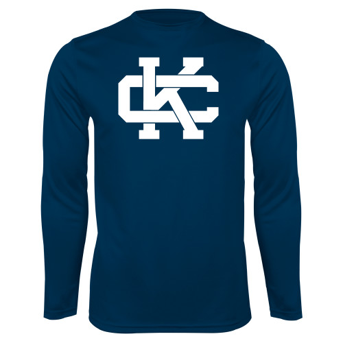  Navy Performance Long Sleeve Shirt - Spirit Mark