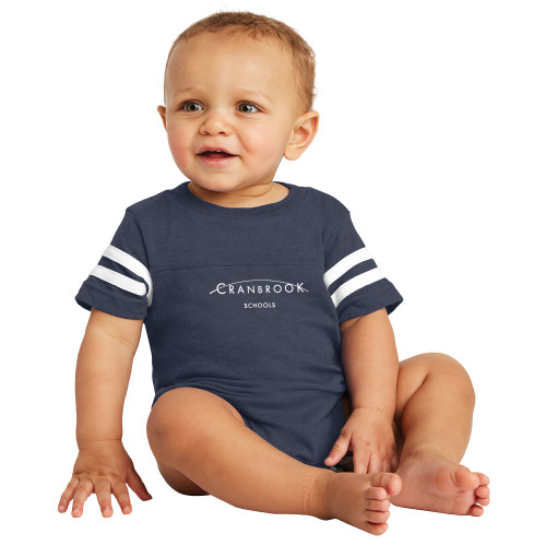  Vintage Navy Jersey Onesie - School Signature