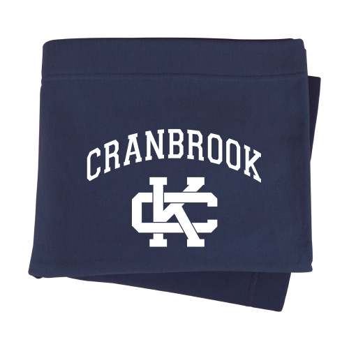  Navy Sweatshirt Blanket - Cranbrook CK