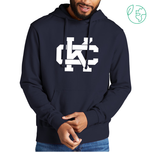  Allmade Navy Organic French Terry Pullover Hoodie - Primary Logo CK