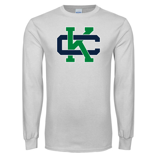  White Long Sleeve T Shirt - Spirit Mark