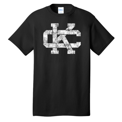  Extended Black T Shirt - CK Distressed