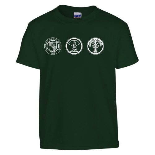  Youth Dark Green T Shirt - Cranbrook School Crests