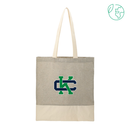  Split Recycled Grey Cotton Twill Convention Tote - Spirit Mark