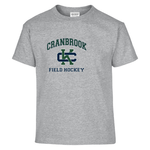  Youth Grey T Shirt - Cranbrook Field Hockey