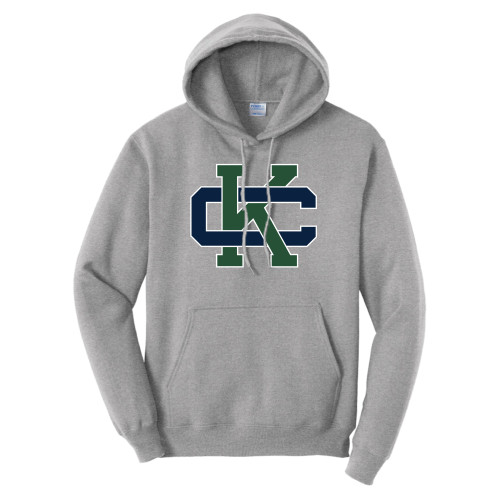  Tall Athletic Heather Fleece Hoodie - Primary Logo CK