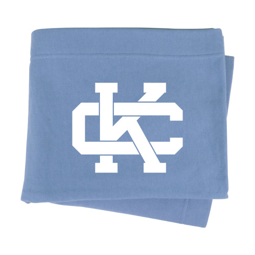  Light Blue Sweatshirt Blanket - Primary Logo CK