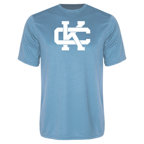  Light Blue Performance Tee - Primary Logo CK